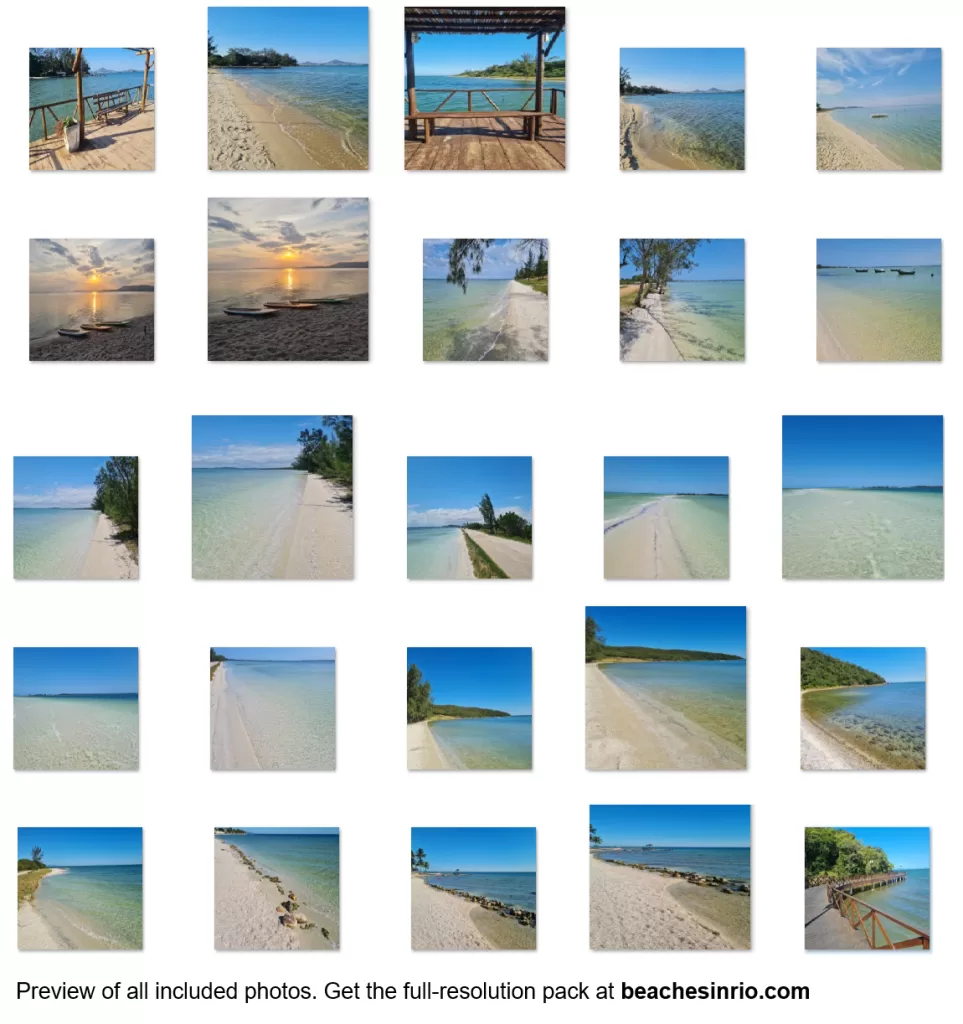 thumbnails of all Lagoa de Araruama photos included in this pack