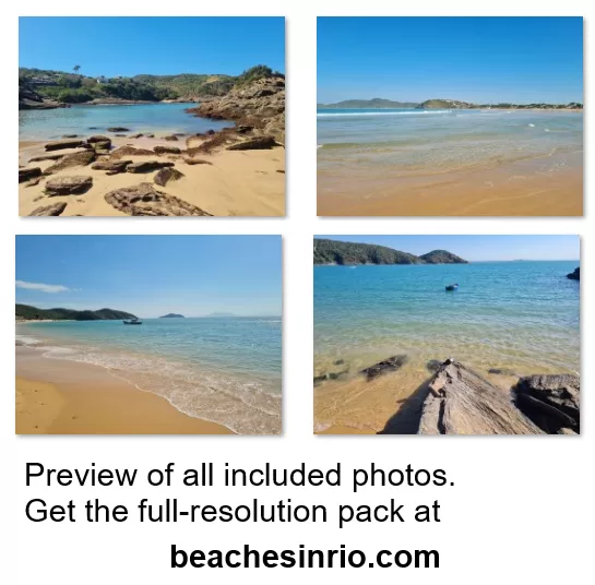 Pack of Photos of Buzios Beaches in Winter - Content Preview