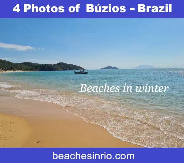 Búzios Brazil Photo Pack – 4 Images of Búzios beaches during winter in Brazil